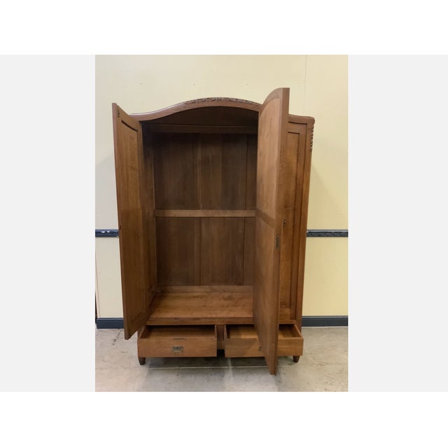 Vintage Art Deco Wardrobe, 1930 For Sale - Image 3 of 12