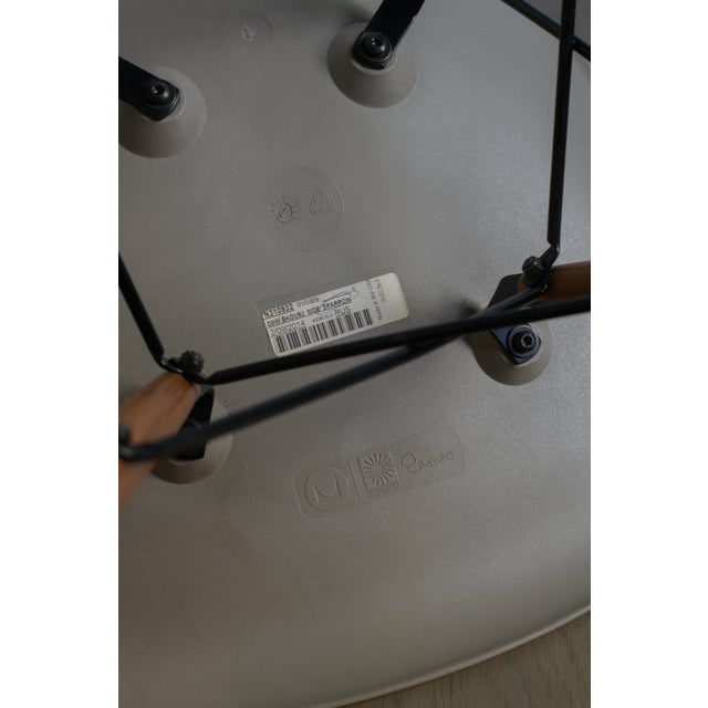 Eames Dowel-Leg Molded Plastic Side Chairs for Herman Miller, 2015, Pair For Sale - Image 10 of 12