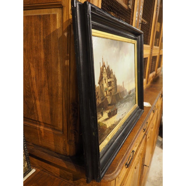 19th Century French Coastal Landscape Painting, Signed Kuwasseg For Sale - Image 15 of 18