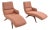A Pair of Vintage Chaises by Vladimir Kagan For Sale