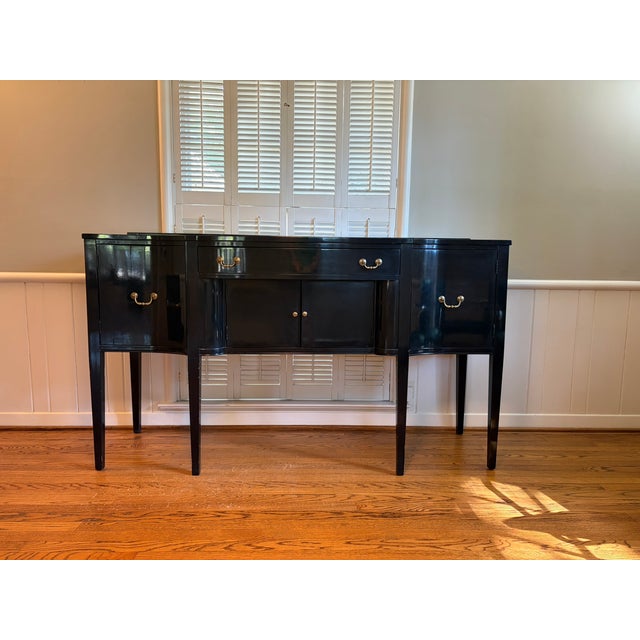1950s Ebonized Federal Sideboard For Sale - Image 5 of 8