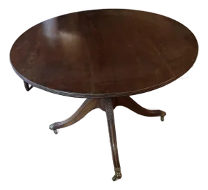 Mid 19th Century Duncan Phyfe-Style Walnut Table