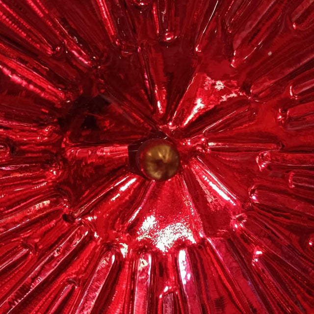 Sputnik Lamp with Murano Glass Discs, 1950s For Sale - Image 4 of 5