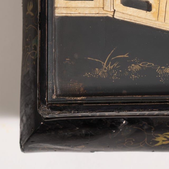 Chinoiserie Coffee Table with Glass Top, Antique, China, 20th Century For Sale - Image 12 of 13