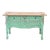 1950s Mint Green Moorish Carved Console For Sale