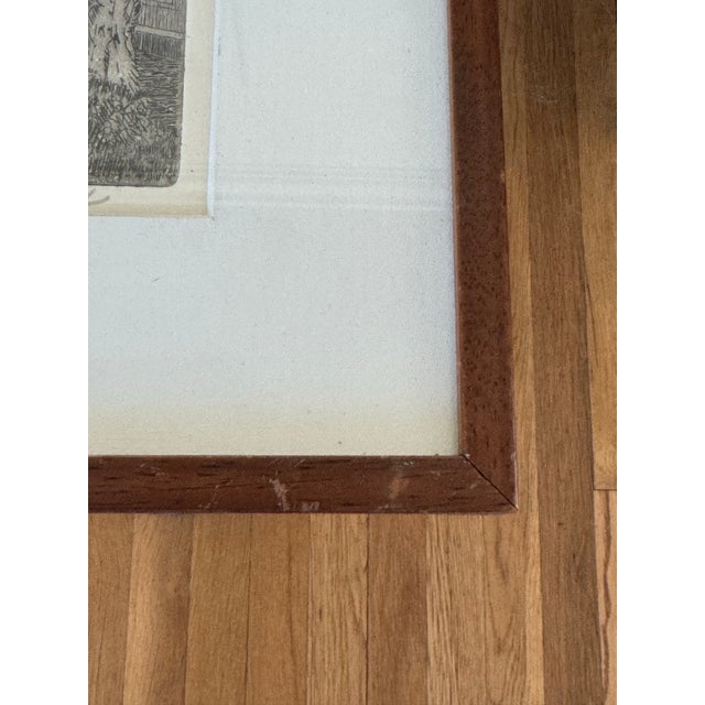 Vintage Dutch Etching of Lijnbaan, Rotterdam by h.w. Bijl For Sale - Image 10 of 11