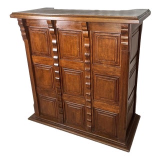 Vintage Bar in Oak, 1960s For Sale