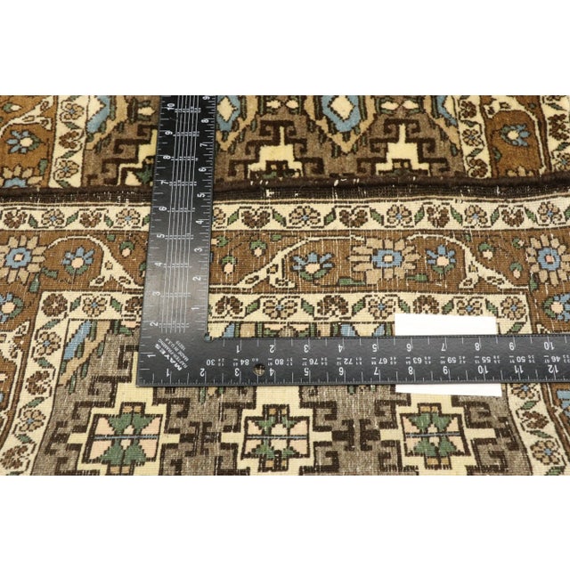 Mid 20th Century Vintage Persian Mashhad Rug, 01'10 X 03'11 For Sale - Image 5 of 9