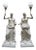 20th Century Lamps Depicting Roman Women by M. Osman, Set of 2 For Sale