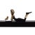 Black Shared Secrets 10 - Contemporary Figurative Bronze and Iron Wall Sculpture by Mireia Serra For Sale - Image 8 of 9