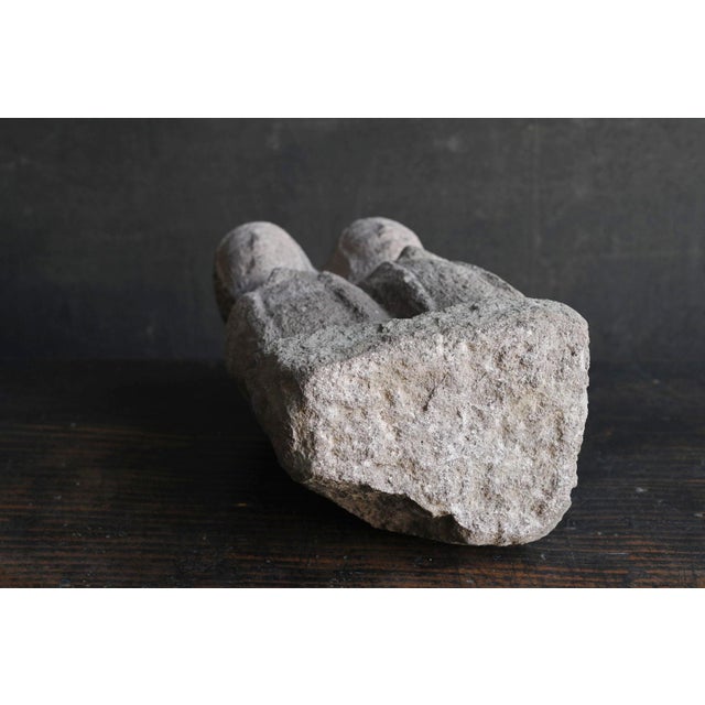 Japanese Edo Period Stone Dōsojin (Paired Monk Form), 17th–18th Century For Sale - Image 13 of 16