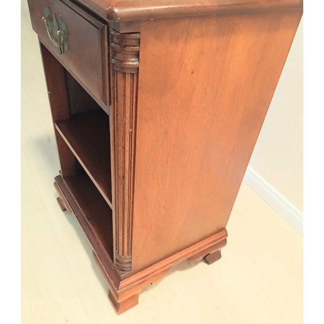 Wood 1940s Mid-Century Mahogany Nightstand by Kling Furniture For Sale - Image 7 of 14