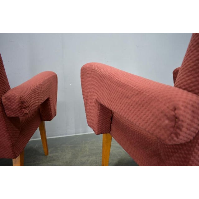 Vintage Armchairs, Former Czechoslovakia, 1960s, Set of 2 For Sale - Image 13 of 18