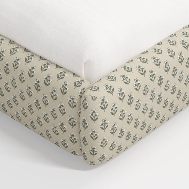 Cloth & Company Stoffer Home x Cloth & Company Marisa Platform Bed in Francie Sage - California King For Sale - Image 4 of 7