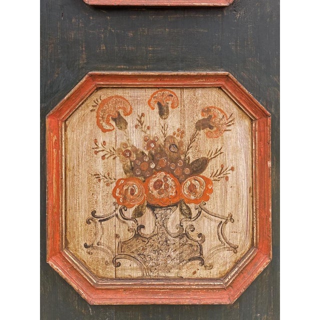 Petrol Green Painted Wardrobe, 1810 For Sale - Image 18 of 18