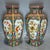 Rose Mid 20th Century Famille Rose Hexagonal Porcelain Vases With Bird and Floral Motifs - Set of 2 For Sale - Image 8 of 9