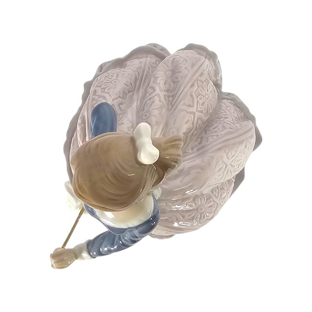 Lladro #5212 Evita Girls With Parasols Spanish Porcelain Figurine 7" For Sale - Image 10 of 15