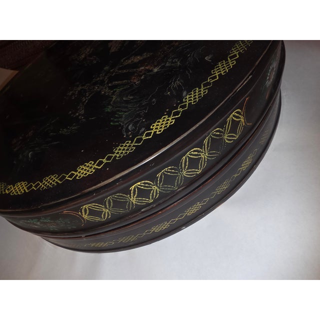 Early 20th Century Japanese Lacquered Storage Box For Sale - Image 9 of 17