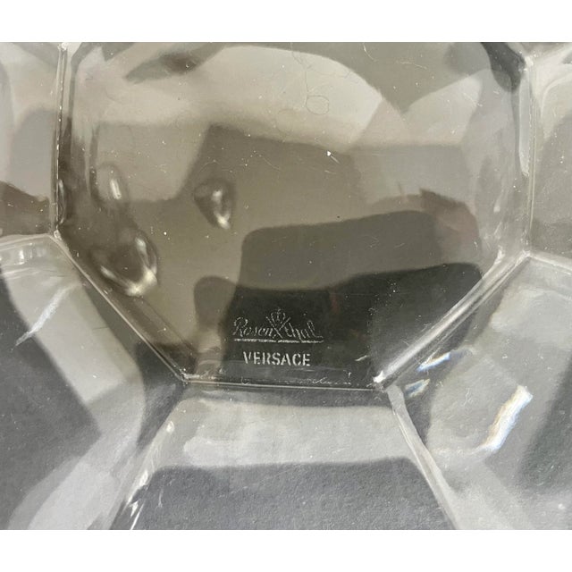 Versace Rosenthal Medusa Lumiere Crystal Bowl For Sale - Image 9 of 12