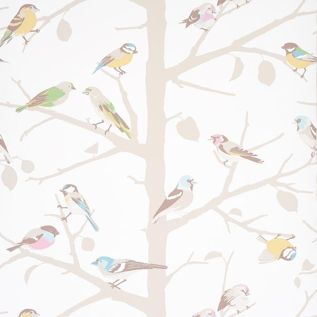 Schumacher A-Twitter Wallpaper in Soft Multi For Sale