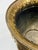 English Large English Hand-Hammered Brass Repoussé Round Planter/Jardinière For Sale - Image 3 of 8