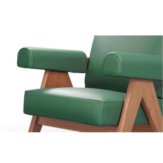 Capitol Complex Armchair after Pierre Jeanneret from Cassina For Sale - Image 6 of 12