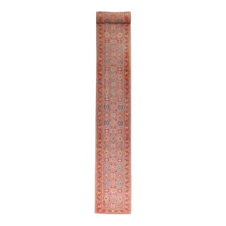 Early 20th Century Purple Narrow Long Turkish Runner - 2'8" x 22'5" For Sale