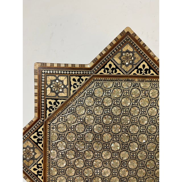 C. 1920s Damascus Mosaic Tilt Top Side Table For Sale - Image 4 of 8