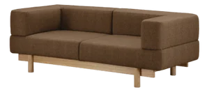 Brown Alchemist Two-Seater Sofa by etc.etc. for Emko