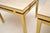 Metal Vintage Italian Brass and Marble Side Tables, 1970s, Set of 2 For Sale - Image 7 of 9