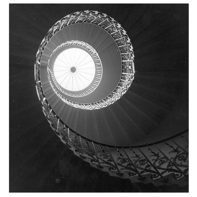 'Spiral Stairwell' Unframed Archival Pigment Print For Sale