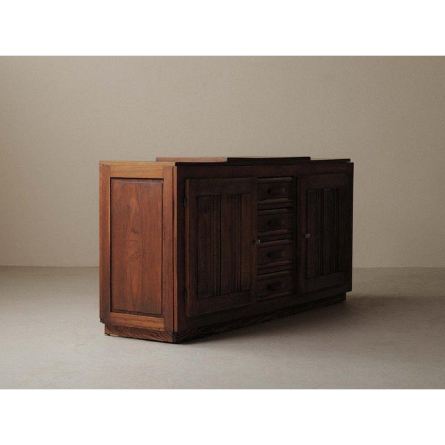 French Art Deco Oak Sideboard, 1940 For Sale - Image 9 of 18