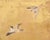 Wood Japanese Edo Two-Panel Gilt Screen Birds Chrysanthemums 6 Ft For Sale - Image 7 of 18