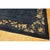 1920s Antique Wool Allover Floral Rectangle Blue Hand Knotted Pile Peking Rug For Sale - Image 9 of 10