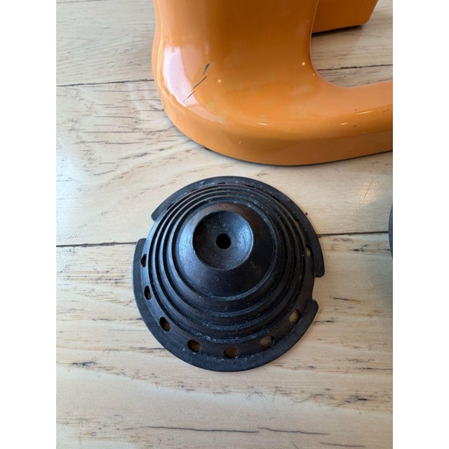 Vintage Atlantic Spremita Deluxe Orange and Chrome Manual Citrus Juicer For Sale - Image 14 of 15