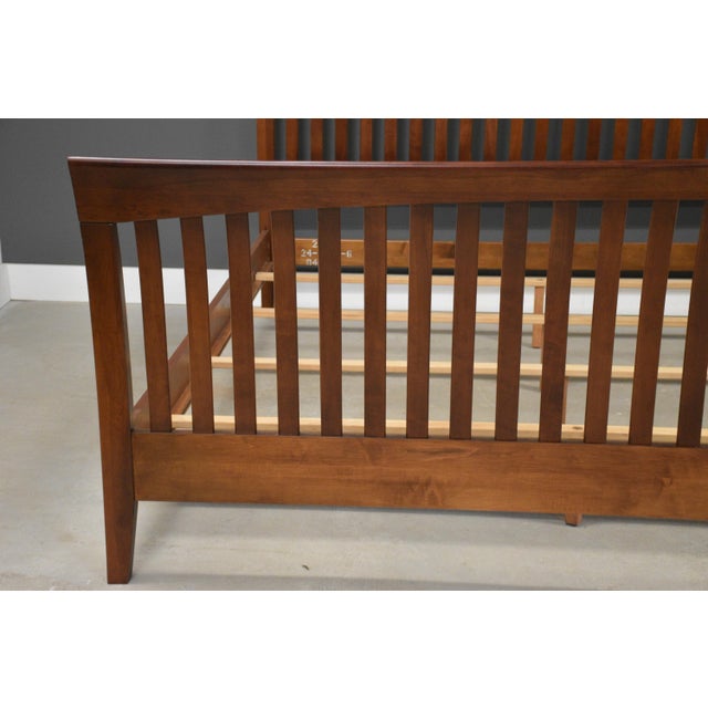 Ethan Allen 1990s Ethan Allen American Impressions King Cherry Bed For Sale - Image 4 of 9