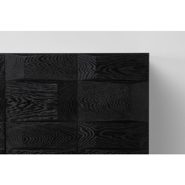 Graphic Bar Cabinet in Black from Maison Aurora, Belgium, 1975 For Sale - Image 9 of 18