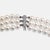 Modern Fine Mikimoto Pearl 6-8 Mm & 34 Diamond Necklace in 18 Karat White Gold For Sale - Image 3 of 8