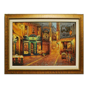 Viktor Shvaiko "Au Petit Marquis" Hand Signed W/Custom Frame