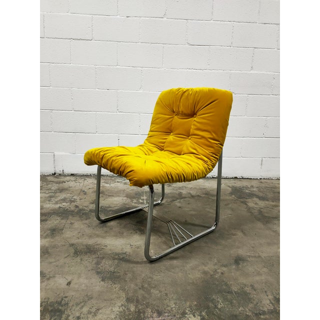 Metal Vintage Table and Armchairs, 1970s, Set of 5 For Sale - Image 7 of 11