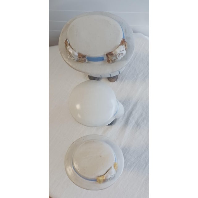 Vintage Lisa Larson Gustavsberg Sweden "Sekelskifte" Stoneware Figurine Trio For Sale In Tampa - Image 6 of 10
