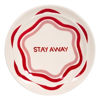 Talk of the Table Artisanal Plates- Set of 2 For Sale