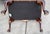 Vtg. Centruy Chippendale Style Mahogany Library Arm Chair W/Claw Foot For Sale - Image 9 of 12