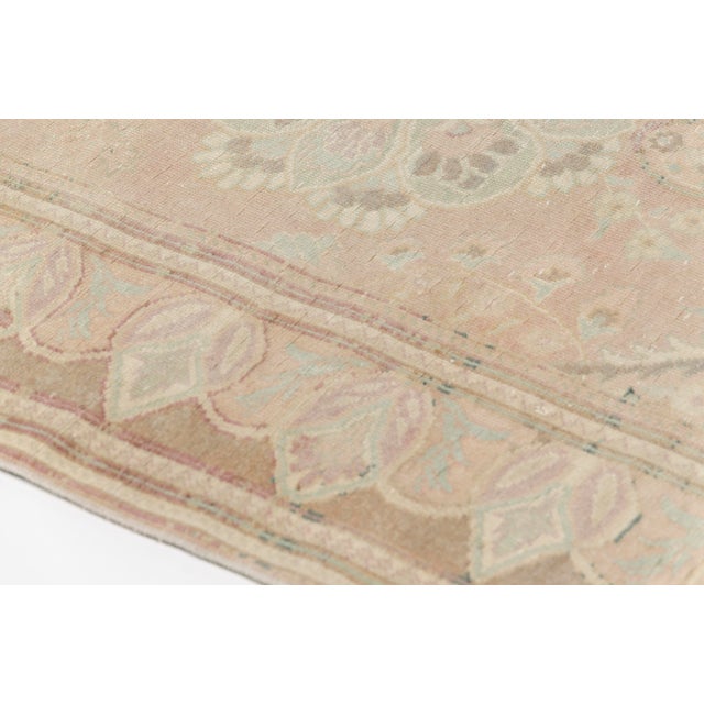 1960s Mid 20th Century Anatolian Tan Colour Wool Carpet For Sale - Image 5 of 11