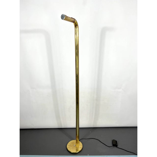 Brass Tube Floor Lamp, Italy, 1970s For Sale - Image 12 of 12