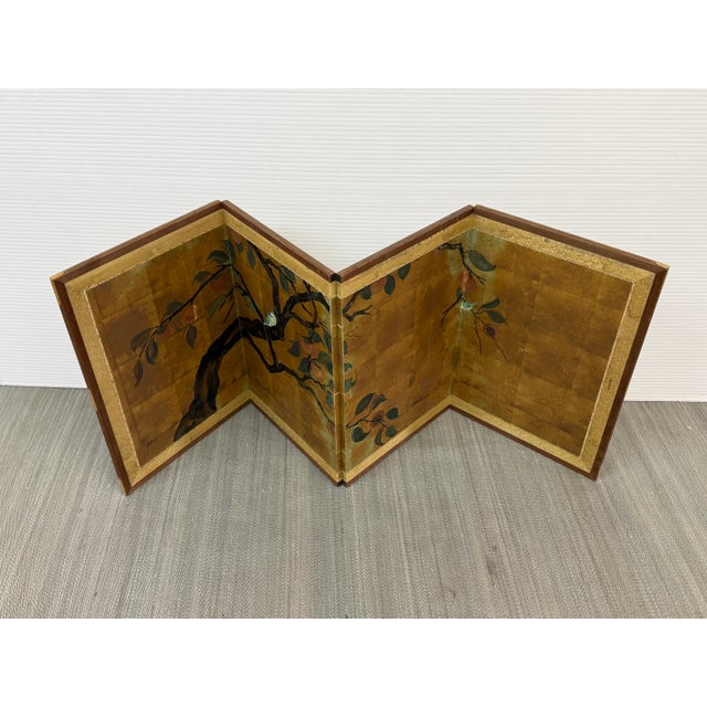 Japanese Byobu Persimmon Tree Screen For Sale - Image 12 of 12