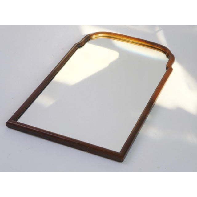 Antique Wooden Scalloped Wall Mirror, 1890s For Sale - Image 11 of 12