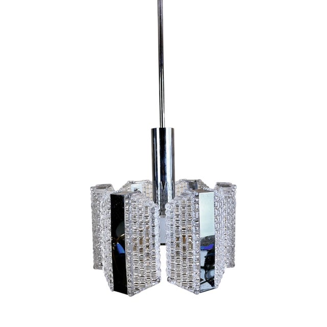 Vintage Chandelier from Kaiser Leuchten, 1970s For Sale