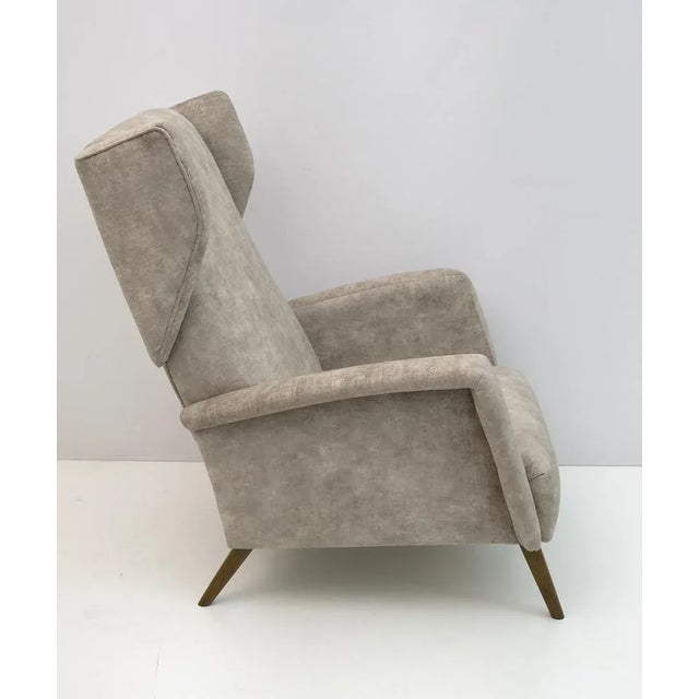 Bergère armchair, winged mod. Armchair 820, designed by Gio Ponti for the Royal Hotel in Naples and produced by Cassina,...