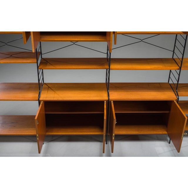 Vintage Teak Modular Wall Unit from WHB, Germany, 1960s For Sale - Image 9 of 18